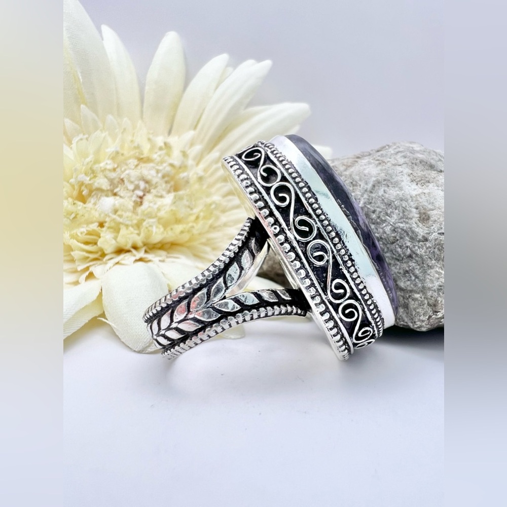 CHAROITE RING - Picture 3 of 10